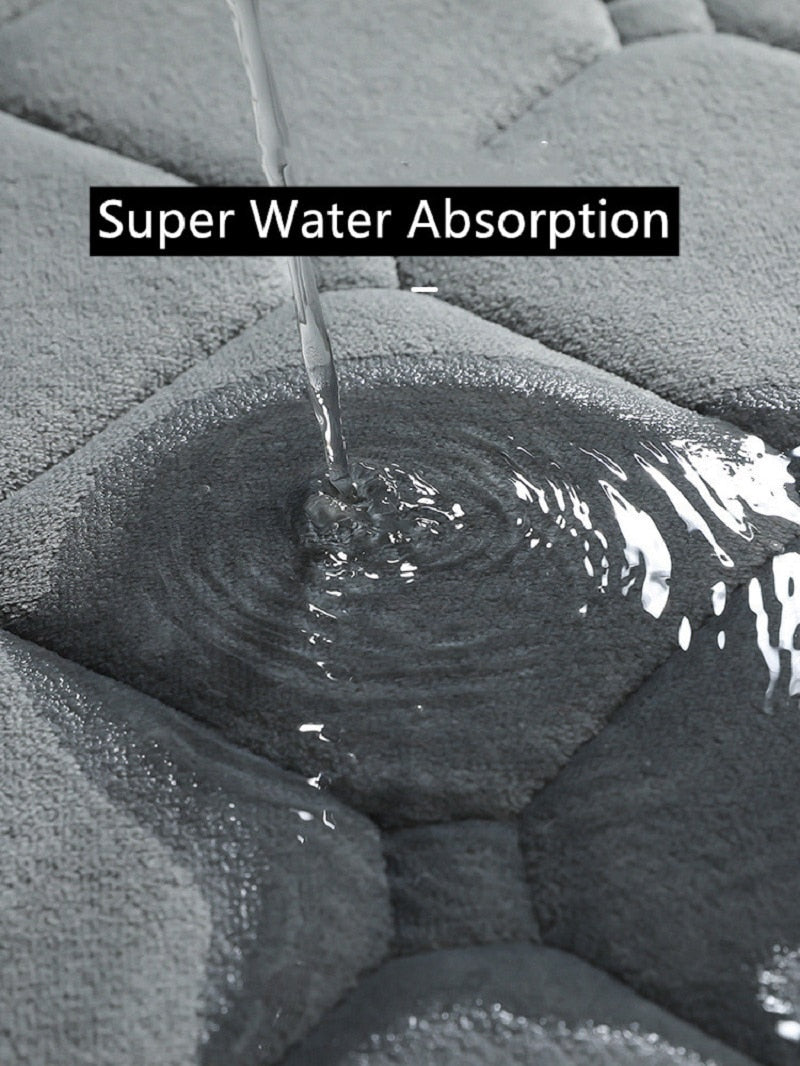 Inyahome Memory Foam Bath Mat