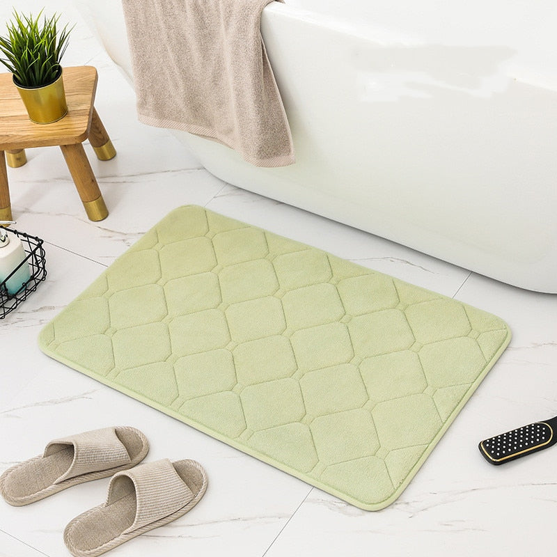 Inyahome Memory Foam Bath Mat