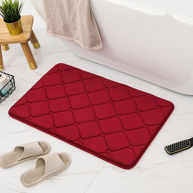 Inyahome Memory Foam Bath Mat
