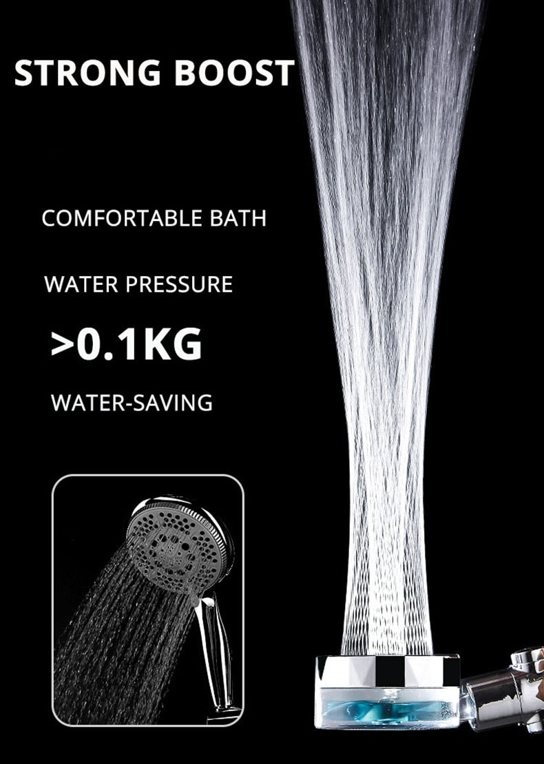 Pressurization shower head
