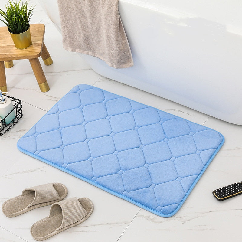 Inyahome Memory Foam Bath Mat