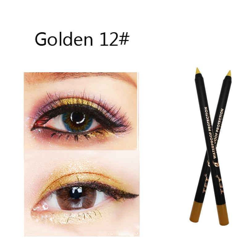 Long Lasting Eyeliner Pencil Colourful Pigment
