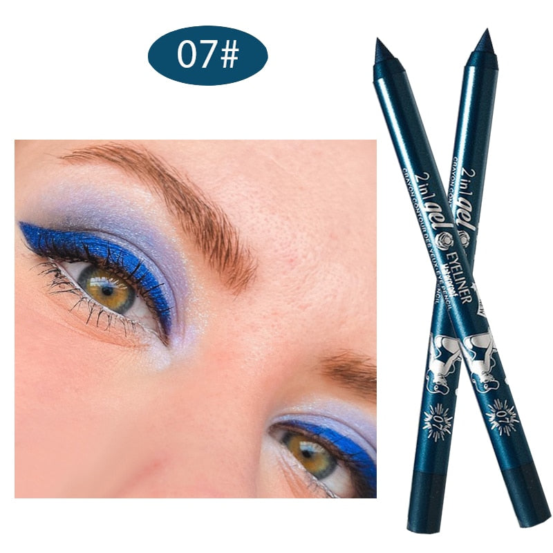 Long Lasting Eyeliner Pencil Colourful Pigment