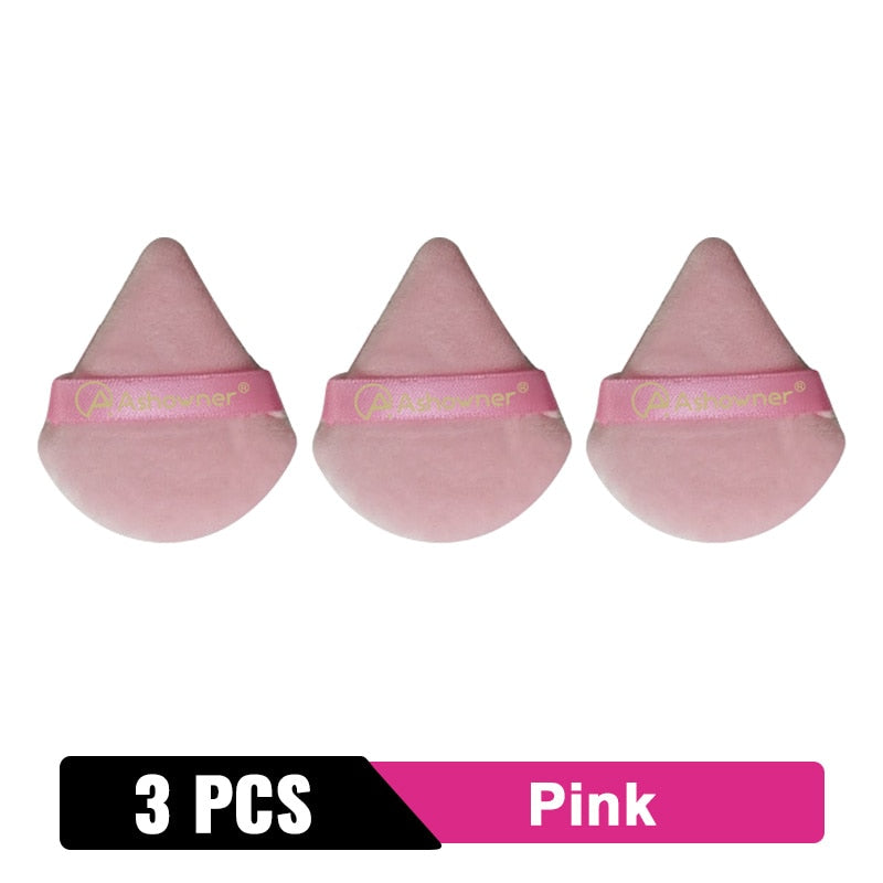 2/3/4/6Pcs Triangle Powder Puff Mini Face Makeup Sponge