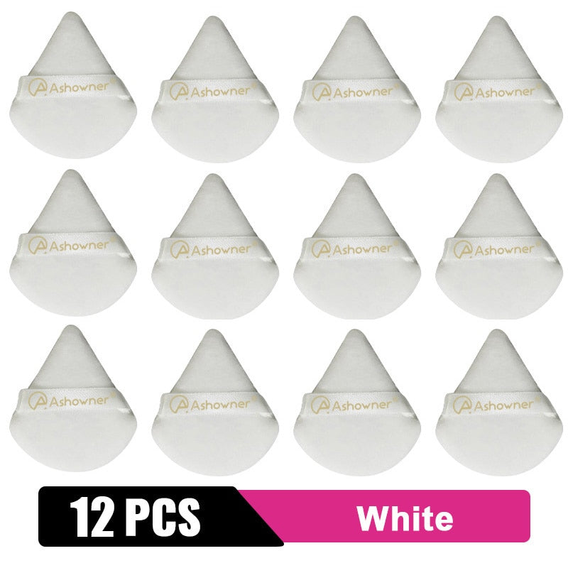 2/3/4/6Pcs Triangle Powder Puff Mini Face Makeup Sponge