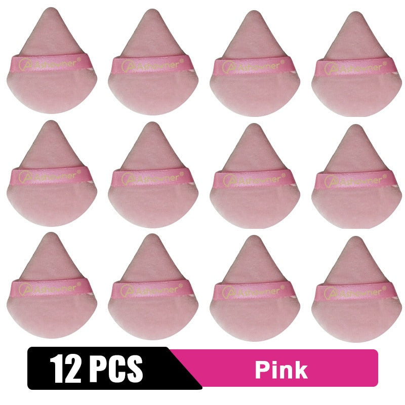 2/3/4/6Pcs Triangle Powder Puff Mini Face Makeup Sponge