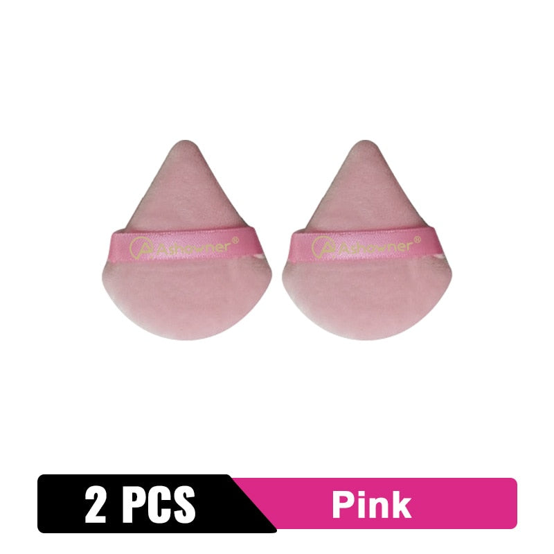 2/3/4/6Pcs Triangle Powder Puff Mini Face Makeup Sponge