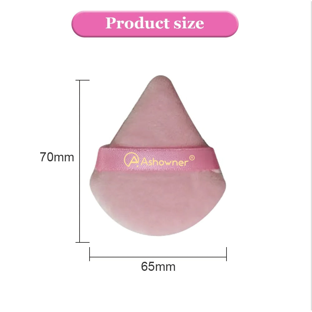 2/3/4/6Pcs Triangle Powder Puff Mini Face Makeup Sponge