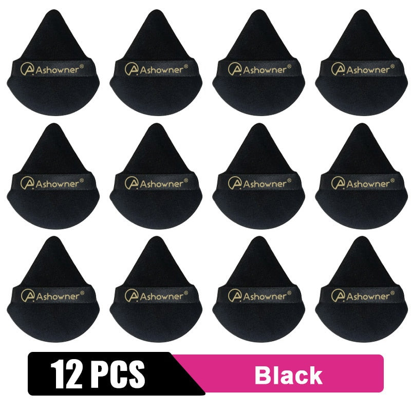 2/3/4/6Pcs Triangle Powder Puff Mini Face Makeup Sponge