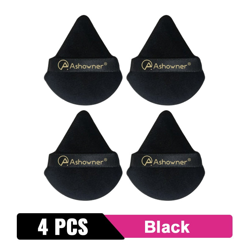 2/3/4/6Pcs Triangle Powder Puff Mini Face Makeup Sponge