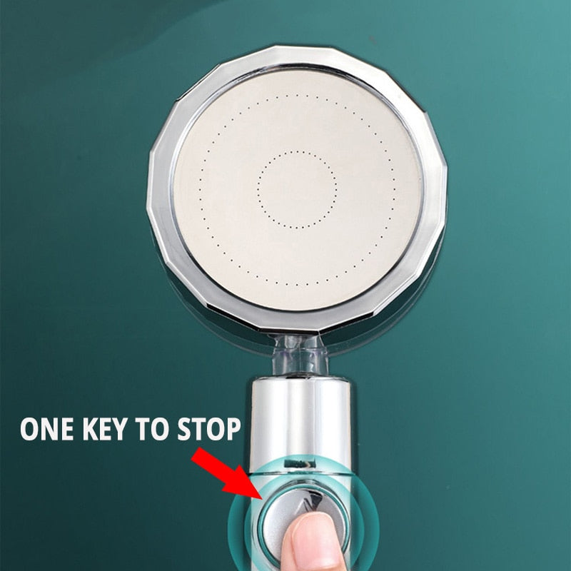 Pressurization shower head